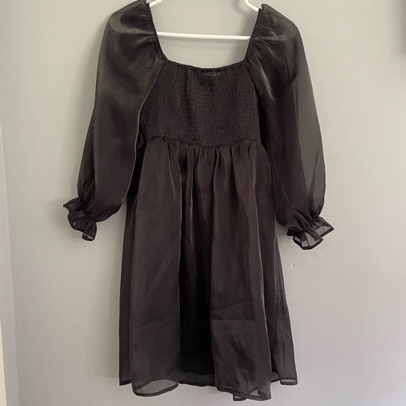 NWT Black Flowy Dress - Picture 2 of 4